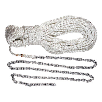 Lewmar Anchor Rode 15’ 5/16” G4 Chain w/150’ 9/16” Rope